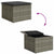 Garden Sofa Set 6 pcs Grey Poly Rattan, Powder-Coated Steel