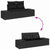 Garden Sofa Set 4 pcs Black Poly Rattan, Powder-Coated Steel
