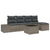 Garden Sofa Set with Cushion with Storage 6 pcs Light Grey