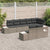 Garden Sofa Set 8 pcs Grey 319 x 154 x 85 cm Poly rattan