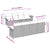 Garden Sofa Set with Cushion Manual 7 pcs Grey 55 x 55 x 37 cm