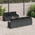 Garden Sofa Set 8 pcs Black