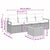 Garden Sofa Set 5 pcs Grey