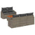 Garden Sofa Set 6 pcs Grey