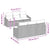 Garden Sofa Set 7 pcs Grey