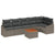 Garden Sofa Set 7 pcs Grey