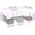 Garden Sofa Set 8 pcs Grey