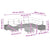 Garden Sofa Set 9 pcs Black