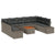 Garden Sofa Set 10 pcs Grey