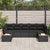 Garden Sofa Set 7 pcs Black 289 x 154 x 85 cm Poly rattan