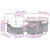 Garden Sofa Set with Cushion 7 pcs Grey Poly rattan