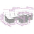 Garden Sofa Set with Cushion 8 pcs Black Poly rattan