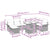 Garden Sofa Set 9 pcs Grey Poly Rattan, Powder-Coated Steel