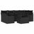 Garden Sofa Set Manual 7 pcs Black 100 x 55 x 73 cm Poly rattan