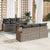Garden Sofa Set Manual 7 pcs Grey 100 x 55 x 73 cm Poly rattan