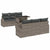 Garden Sofa Set Manual 7 pcs Grey 100 x 55 x 73 cm Poly rattan