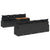 Garden Sofa Set with Storage 9 pcs Black Poly rattan