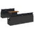Garden Sofa Set with Storage 8 pcs Black Poly rattan