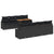 Garden Sofa Set with Storage 9 pcs Black Poly rattan