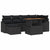 Garden Sofa Set with Storage 7 pcs Black Poly rattan