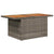 Garden Sofa Set with Storage 10 pcs Grey Poly rattan