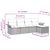Garden Sofa Set 5 pcs Black 251 x 117 x 85 cm Poly rattan