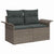 Garden Sofa Set 8 pcs Grey 297.5 x 132.5 x 85 cm Poly rattan