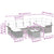 Garden Sofa Set 8 pcs Grey 297.5 x 132.5 x 85 cm Poly rattan