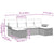Garden Sofa Set 6 pcs Black 251 x 117 x 85 cm Poly rattan