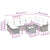 Garden Sofa Set 9 pcs Black 297.5 x 187.5 x 85 cm Poly rattan