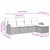 Garden Sofa Set 5 pcs Black 234 x 117 x 85 cm Poly rattan