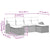 Garden Sofa Set 6 pcs Black 234 x 117 x 85 cm Poly rattan