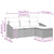 Garden Sofa Set with Cushion 4 pcs Grey Poly rattan