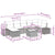 Garden Sofa Set with Cushion 8 pcs Black Poly rattan