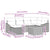Garden Sofa Set with Cushion 7 pcs Grey Poly rattan