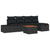 Garden Sofa Set with Cushion 6 pcs Black Poly rattan