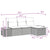 Garden Sofa Set with Cushion 4 pcs Black Poly rattan