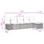 Garden Sofa Set with Cushion 5 pcs Black Poly rattan