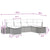 Garden Sofa Set with Cushion 6 pcs Black Poly rattan