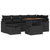 Garden Sofa Set with Cushion 7 pcs Black Poly rattan