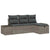Garden Sofa Set 4 pcs Grey 55 x 62 x 69 cm Poly rattan