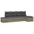 Garden Sofa Set 5 pcs Grey 55 x 62 x 69 cm Poly rattan