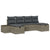 Garden Sofa Set 6 pcs Grey 55 x 62 x 69 cm Poly rattan