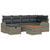 Garden Sofa Set with Cushion 7 pcs Grey Poly rattan