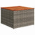 Garden Sofa Set with Cushion 7 pcs Grey Poly rattan