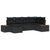 Garden Sofa Set 6 pcs Black 55 x 62 x 69 cm Poly rattan