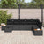 Garden Sofa Set 8 pcs Black 55 x 62 x 69 cm Poly rattan