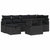 Garden Sofa Set with Cushion 7 pcs Black Poly rattan