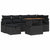 Garden Sofa Set Height-Adjustable 7 pcs Black Poly Rattan