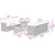 Garden Sofa Set Height-Adjustable 11 pcs Black Poly Rattan